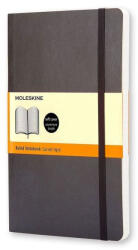 Moleskine Notesz Qp616 Puha Fekete L Vonalas