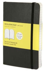 Moleskine Notesz Qp612 Puha Fekete P Kockás
