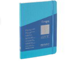Fedrigoni Ecoqua Plus A5 Négyzetrácsos Notesz - 80 Lapos, Türkiz