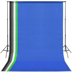 vidaXL Kit studio foto cu 5 decoruri colorate și ramă ajustabilă (190205) - izocor