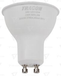 TRACON Sursă spot cu LED SMD, carcasă din mat. plastic, cu LED SAMSUNG 230V, 50Hz, GU10, 8W, 710 lm, 3000 K, 120°, SAMSUNG chip, EEI=F (SMDSGU108W)