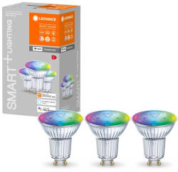OSRAM (3db) SMART+ WiFi Spot 50 GU10 45 ° 4.9 W 2700-6500K (változatható színhőmérsékletű) LED spot fényforrás