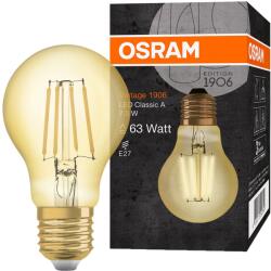 OSRAM Vintage 1906 CLASS A63 LED dekoratív izzó, E27, 7, 5 W (63W), 950 lm meleg (2500K)
