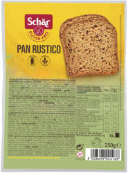 Schär gluténmentes kenyér pan rustico 250g - totalvital