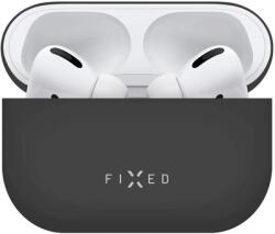FIXED Silky szilikon tok Apple Airpods Pro fülhallgatóhoz, fekete (FIXSIL-754-BK) - macropolis