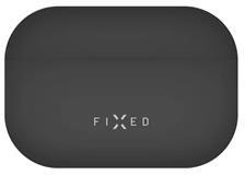FIXED Husă din silicon matasoasă pentru căștile Apple Airpods Pro, negru FIXSIL-754-BK (FIXSIL-754-BK)