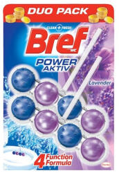 Bref Toalett illatosító golyó BREF Power Aktiv Lavender 2x50 g - papir-bolt