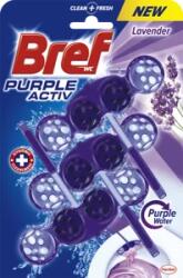 Bref WC Frissítő color active lavender 3x50g