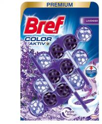 Bref Toalett illatosító golyó BREF Color Aktiv Lavender 3x50 g - vectraline