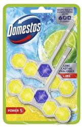 Domestos WC fertőtlenítő, 2 db-os, DOMESTOS "Power 5", lime (67292844/68604696) - nyomtassingyen