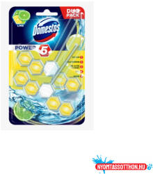Domestos WC illatosító 2 x 55 g Power5 Domestos Lime (43316)