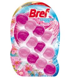 Bref WC illatosító gél 3x42 g. Brillant Blokk Bref Spring Rain (9780) - nyomtassingyen