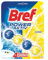  WC illatosító 50 g golyós Bref Lemon Power Aktiv (44435)