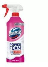 Domestos Power Foam WC és fürdőszoba tisztító hab Floral Fresh 435ml (C63821)