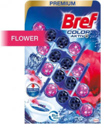 Bref WC Color Aktiv+ Flower illatosító golyó 4x50g (9000101530667)