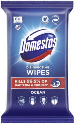 Domestos higiénikus törlőkendő 60db/csg, 6csg/karton óceán (8710522992685)