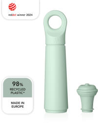 Vacu Vin Loop Vákuumpumpa borzár Design (1 db dugóval) Jade