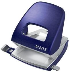 Leitz Lyukasztó, kétlyukú, 30 lap, fém, LEITZ "Nexxt Style, titánkék (E50060069) - jatekotthon