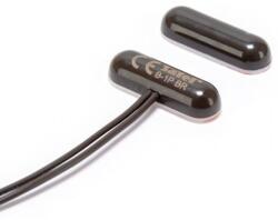 SATEL B-1P BR Mini ragasztható mágneses nyitásérzékelő; középső kábelkivezetés; barna (B-1P BR)