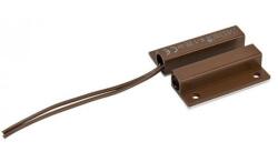 SATEL K-1 2E BR Mágneses nyitásérzékelő; felületre szerelhető; 2 lezáró ellenállás: 1.1 kOhm; 24.2x7.2 mm; barna (K-1 2E BR) - hik-online