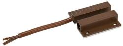 SATEL S-1 BR Mágneses nyitásérzékelő; felületre szerelhető; szabotázs áramkörrel; 24.2x7.2 mm; barna (S-1 BR)
