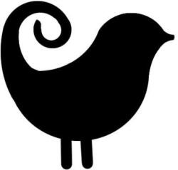  Mintalyukasztó, 25 mm, madárka (HPRLY376) - tutitinta