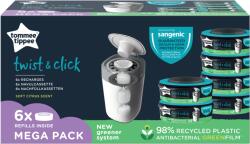 Tommee Tippee Twist & Click és Sangenic Tec pelenkatároló utántöltő kazetta citrus 6db