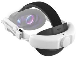 KIWI design Single-Point-Charging Battery Head Strap 6400mAh Kiwi Design Q31-SPCU for Meta Quest 3 White (Q31-SPCU/HJT-486) - kontaktor