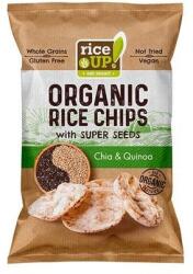 RiceUP! Barnarizs chips, 25 g, RICE UP "Bio", chia maggal és quinoával (3800233070859) - nyomtassingyen