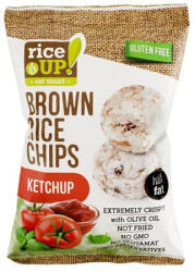 RiceUP! Barnarizs chips, 60 g, RICE UP, ketchup (KHK615) (3800233070132)