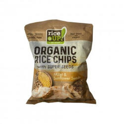 RiceUP! bio köles & napraforgó chips 25 g - foodker