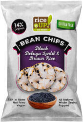 RiceUP! proteines chips fekete beluga lencsével 60 g - delfinbuvar