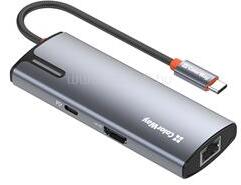 ColorWay CW-HUB02 USB-elosztó dokkolóállomás, USB-C 6-B-1 Type C PD 100W/USB3.0? 3/HDMI 4? /RJ45 (CW-HUB02) (CW-HUB02)