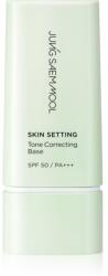 Jung Saem Mool Skin Setting Tone Correcting Base SPF50+ tonizáló sminkalap a make-up alá SPF 50+ 40 ml