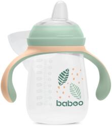 Baboo Cup with Silicone Spout bögre fogantyúval Peachy Keen 6m+ 260 ml