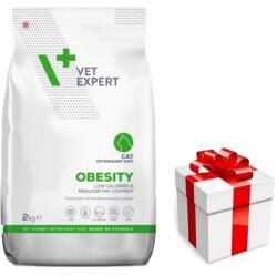 VetExpert Dietă Veterinară pentru Pisici Obezitate 2 kg + SURPRIZĂ PENTRU PISICI