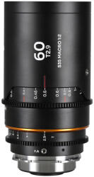 Venus Optics Nanomorph 60mm T2.9 1.5X S35 Macro 1: 2 (Amber) ARRI PL + EF (VE6029PLEFA)