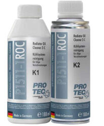 PRO-TEC 1511 Radiator Oil Ceaner - Olajos hűtőrendszer tisztító 2 komponensű, 375 ml (1511)