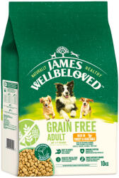 James Wellbeloved 2x10kg James Wellbeloved Grain Free Adult Dog Hypoallergenic pulyka & zöldség száraz kutyatáp