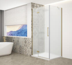 SAPHO Zuhanykabin, Sapho Trinity Gold Matt szögletes zuhanykabin, matt üveg, balos 90x120 GT5612-90ML-G - mozaikkeramia