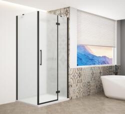 SAPHO Zuhanykabin, Sapho Trinity Black szögletes zuhanykabin, matt üveg, jobbos 100x120 GT5612-10MR-B - mozaikkeramia