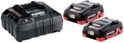 Metabo Basic-Set LiHD 18V 2 × 4, 0 Ah LiHD (Li-ion), ASC 55, karton H