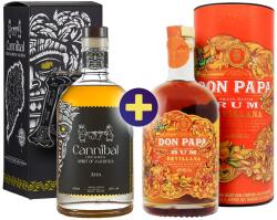 Don Papa Sevillana Cask Finish 0, 7l 40% TU + Cannibal Arm Coco & Rhum 0, 7l 40% GB szett