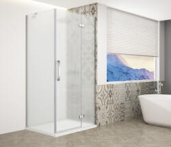 SAPHO Zuhanykabin, Sapho Trinity Chrome szögletes zuhanykabin, matt üveg, jobbos 110x120 GT5612-11MR-CH - zuhanykabin