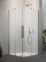 Radaway Furo Brushed Gold KDD szögletes szálcsiszolt arany zuhanykabin 90B+100J (10105090-99-01L+10105100-99-01R)