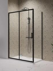 Radaway Premium Pro Black KDJ szögletes fekete zuhanykabin 120J+90 (1015120-54-01R+1016090-54-01)