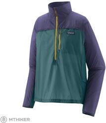 Patagonia Houdini Stash 1/2 cipzáras női dzseki, vizes kék, napfordulós lila színben (S)