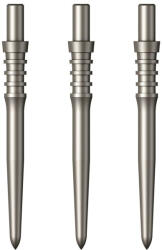 Mission Varf Darts din otel Mission Sniper Titan pro 28mm, argintiu (M001049)