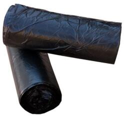 INPAP PLUS Szemeteszsák, 30 L, 60 x 50 cm, 6 m, fekete, 50 db