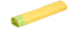 INPAP PLUS Összehúzható szemeteszsák, 120 l, 100 x 70 cm, 30 m, sárga, 25 db